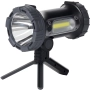 Aufladbarer LED Akku Handstrahler Taschenlampe Baustrahler Baulampe 10W 4400mAh Powerbank mit ausklappbarem Standfuß