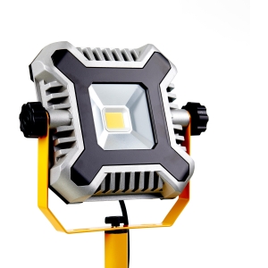 Heavy Duty COB LED Baustrahler Arbeitsstrahler 50W mit 160cm Stativ 4000 Lumen