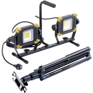 LED Baustrahler mit ausziehbarem Stativ 100W 5m Netzkabel...