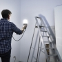 LED Handlampe Arbeitsleuchte Inspektionsleuchte Werkstattlampe 360° 22W 2000 Lumen 5m Kabel 2 Montagehaken