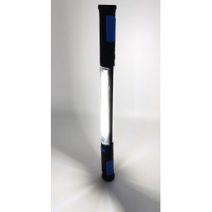 XXL Arbeitsleuchte Werkstattleuchte kabellos Li Ion Akku 2x2000 mAh 2x einzeln und zusammengesteckt bis zu 87cm Gesamtlänge Lichtfarbe 5000K 1000 Lumen