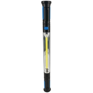 XXL Arbeitsleuchte Werkstattleuchte kabellos Li Ion Akku 2x2000 mAh 2x einzeln und zusammengesteckt bis zu 87cm Gesamtlänge Lichtfarbe 5000K 1000 Lumen