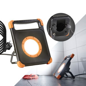 LED Baustrahler Arbeitsstrahler 50W mit stabilem...