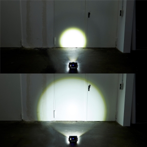 LED Akku Baustrahler Arbeitsleuchte mit Leuchtfokussierung 2200mAh Akku Powerbank Funktion