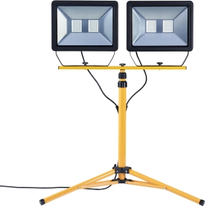 LED Baustrahler mit Stativ 2 x 100W 1,6m Stativ 2x 8000lm